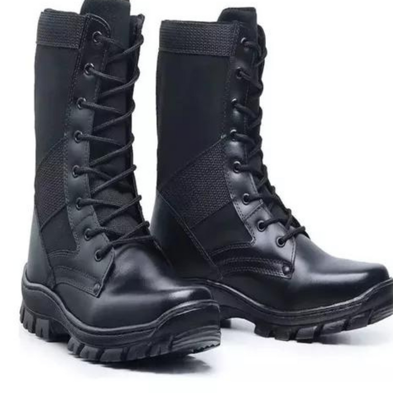 COTURNO ACERO INFANTARIA PRETO SEM ZÍPER